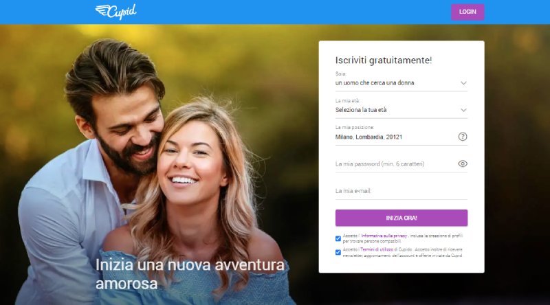 Iscrizione semplice e gratuita